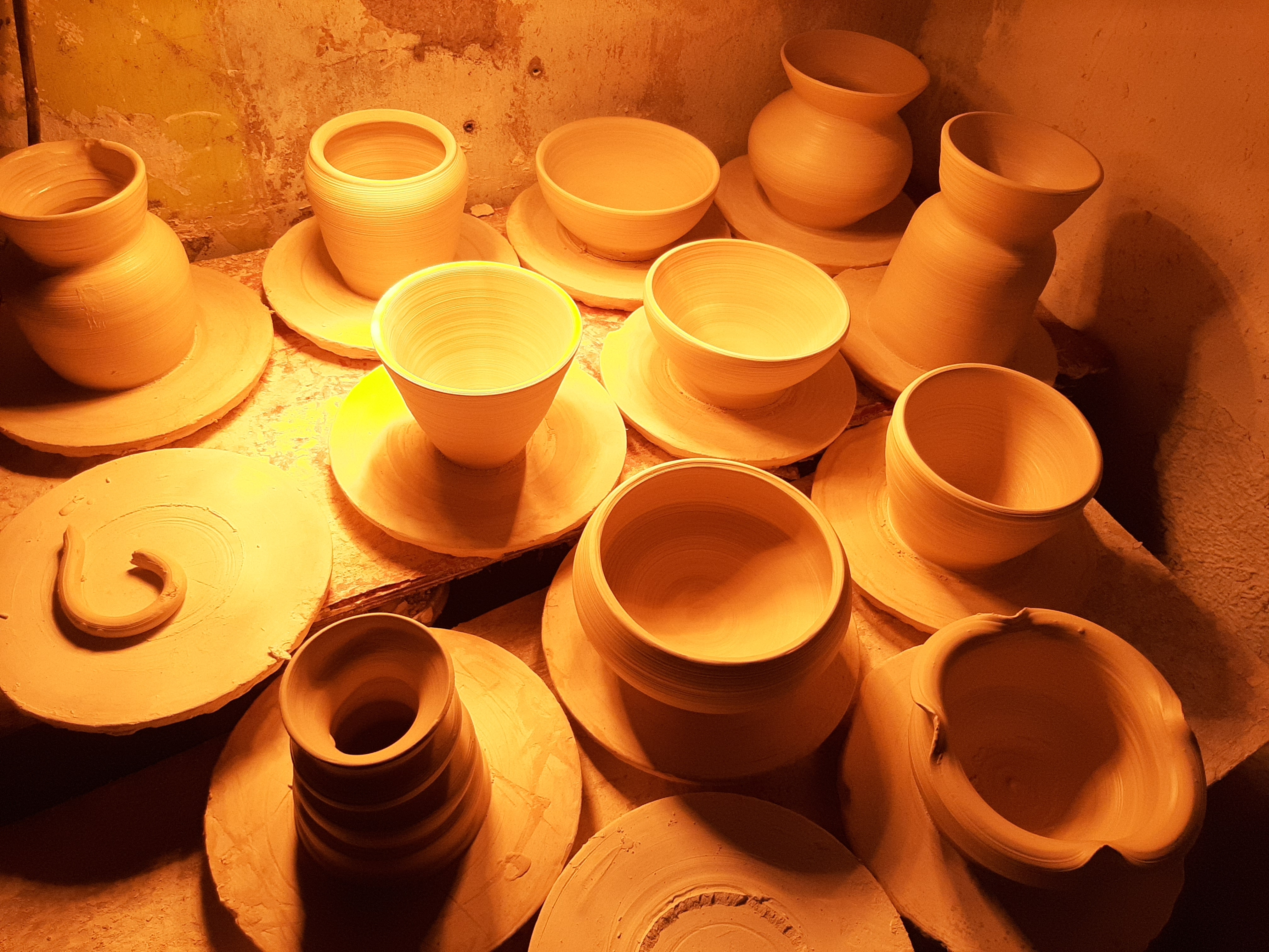 many thing you can make from the pottery class in hanoi old quarter