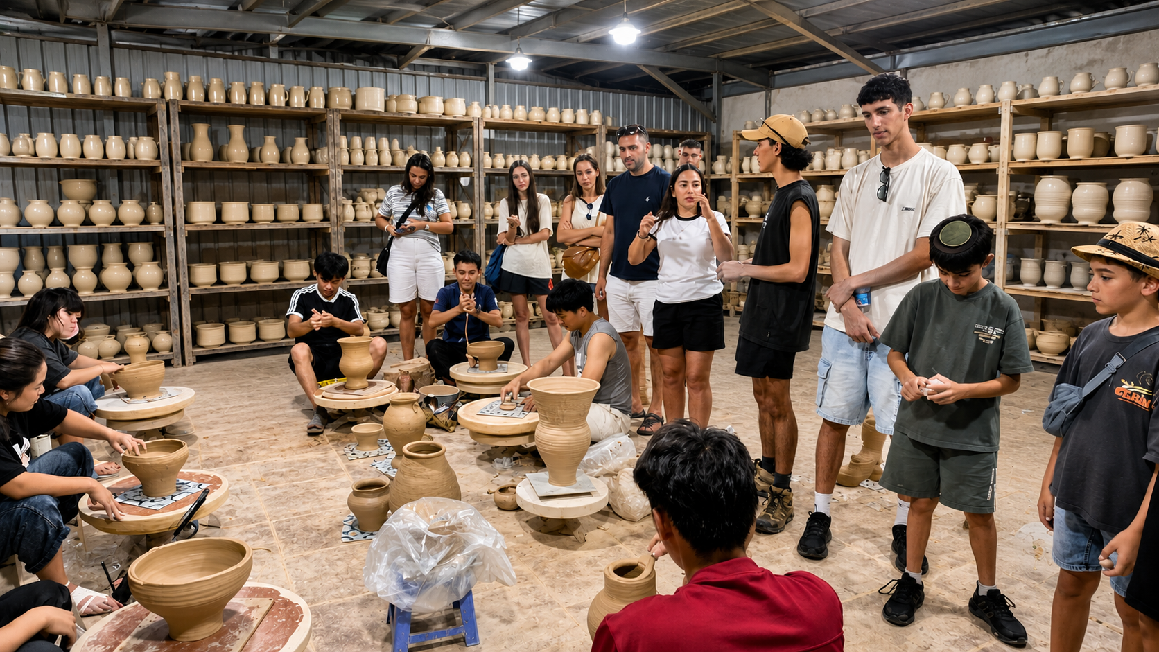 Bat Trang Pottery Village Tour from Hanoi: Pottery Class & Real Workshop Visits
