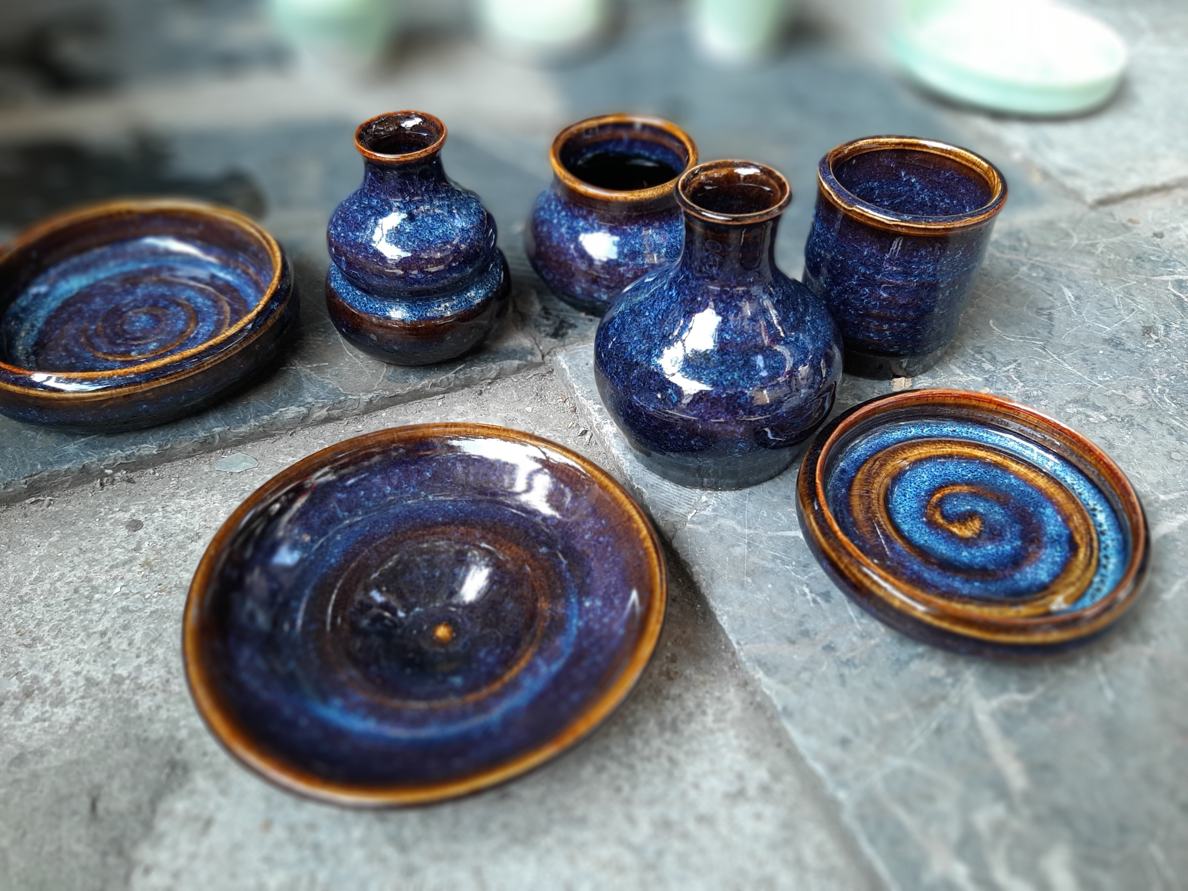 here what we have after pottery class