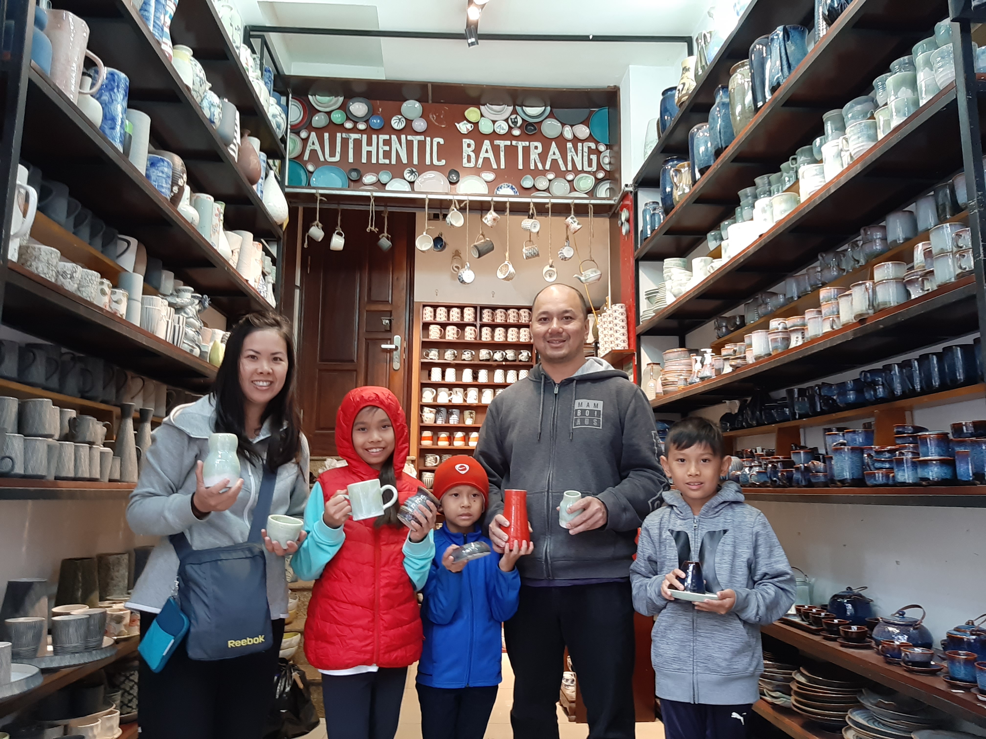 What we have after pottery class in hanoi old quarter