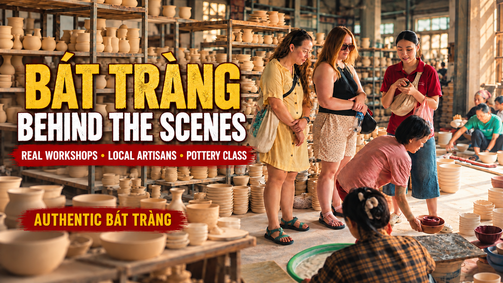 Bát Tràng Pottery Village Tour & Class from Hanoi