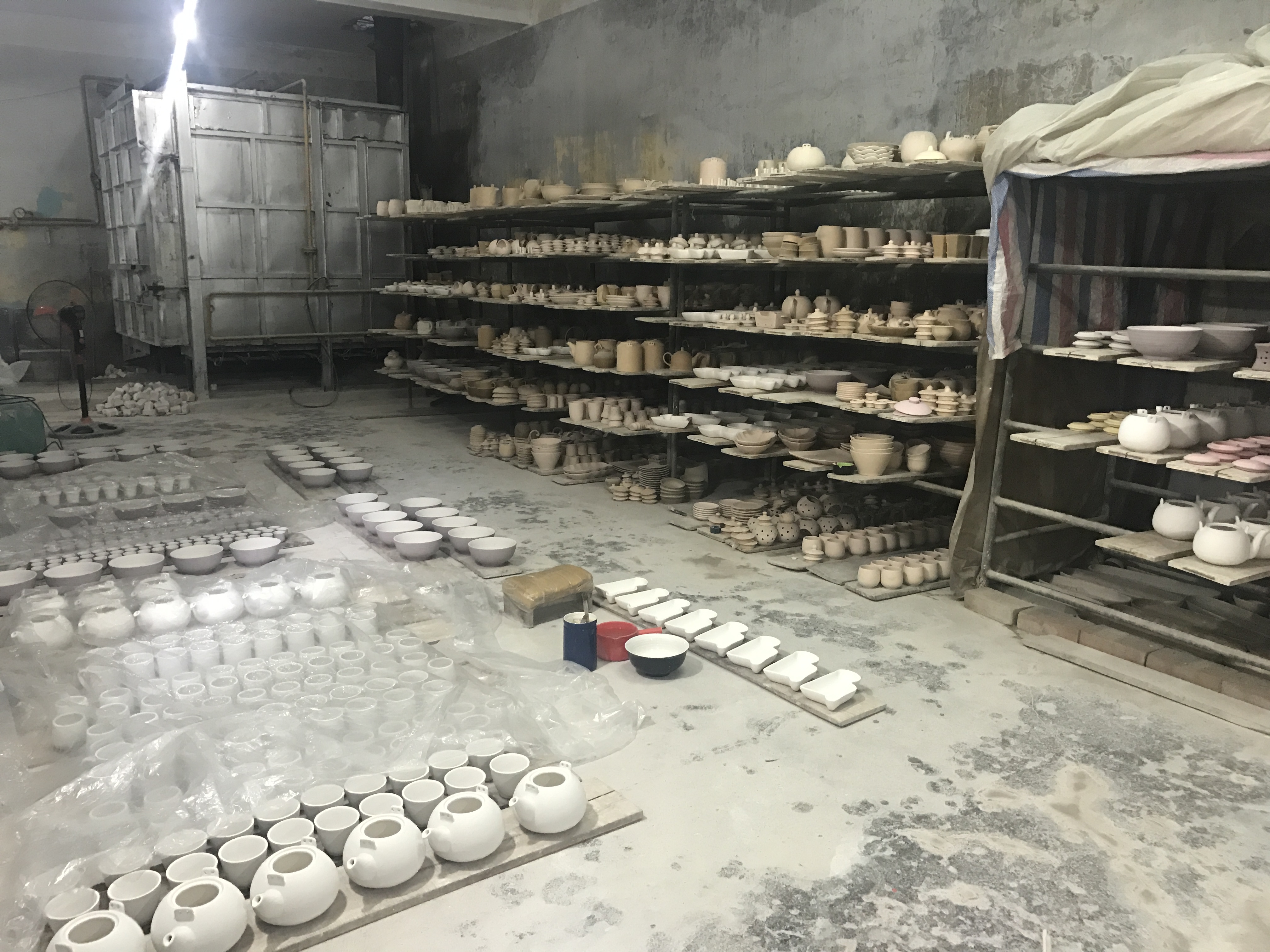 Explore Battrang ceramics factory