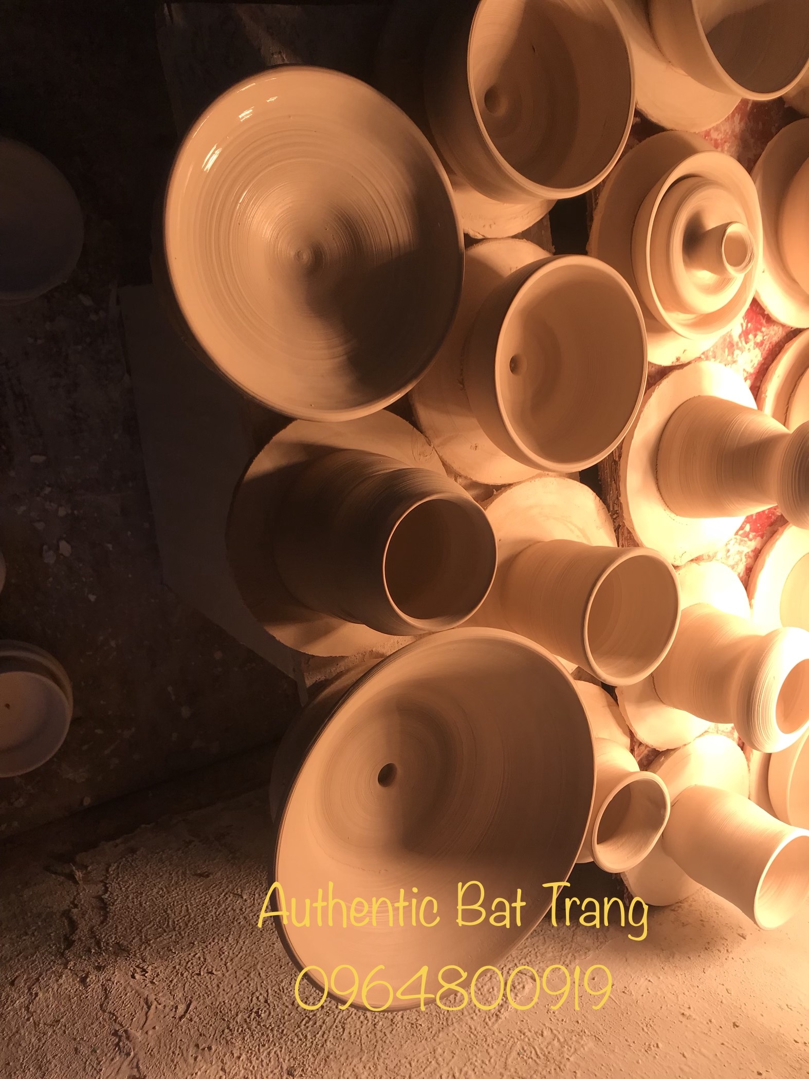My pieces were glazed and shipped to my final destination in Vietnam