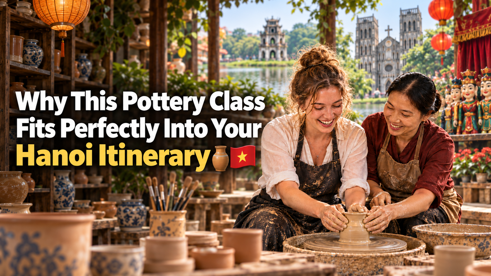 Pottery Class in Hanoi Old Quarter | Authentic Bát Tràng