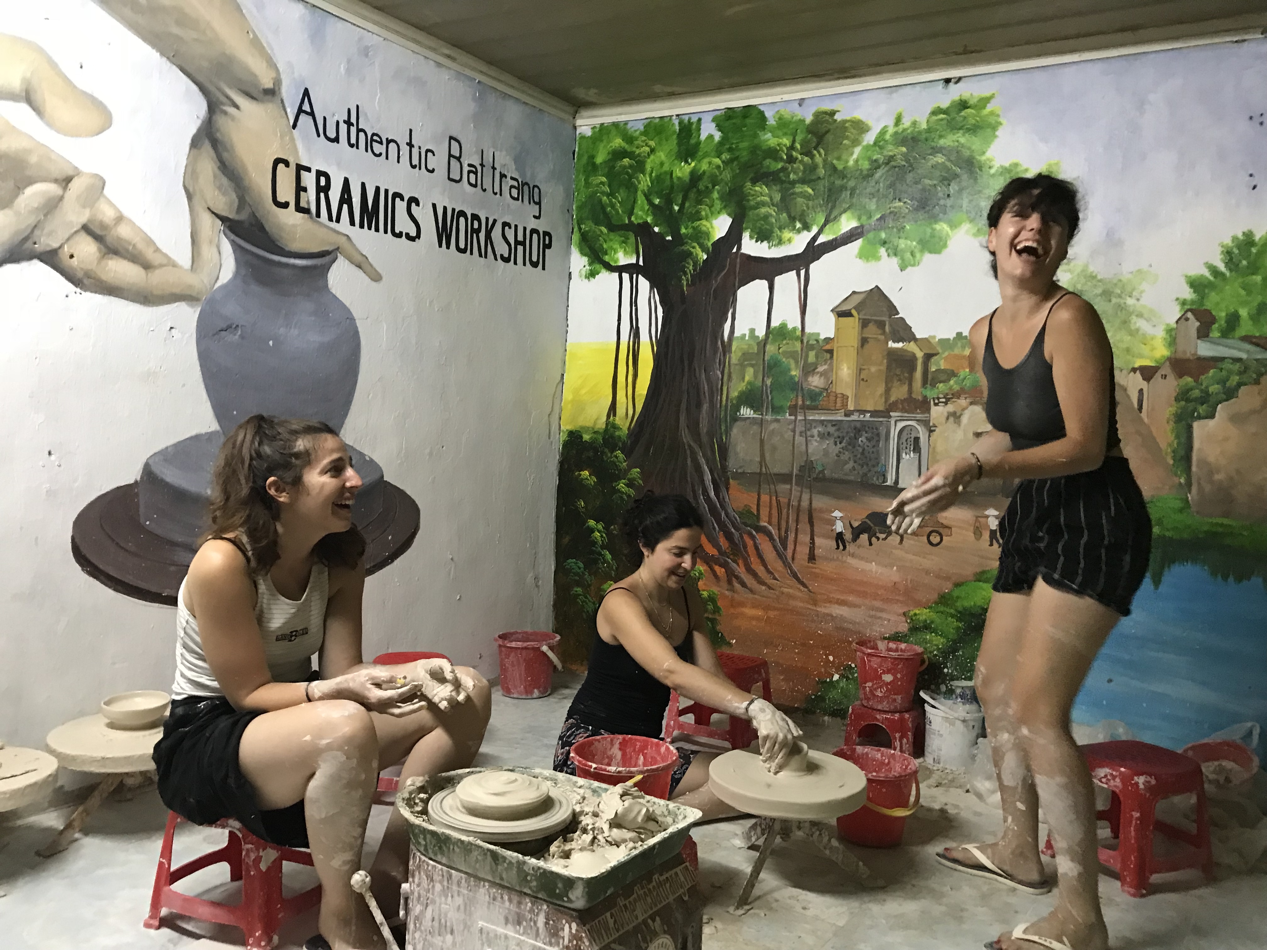 Funny class with more experience at workshop