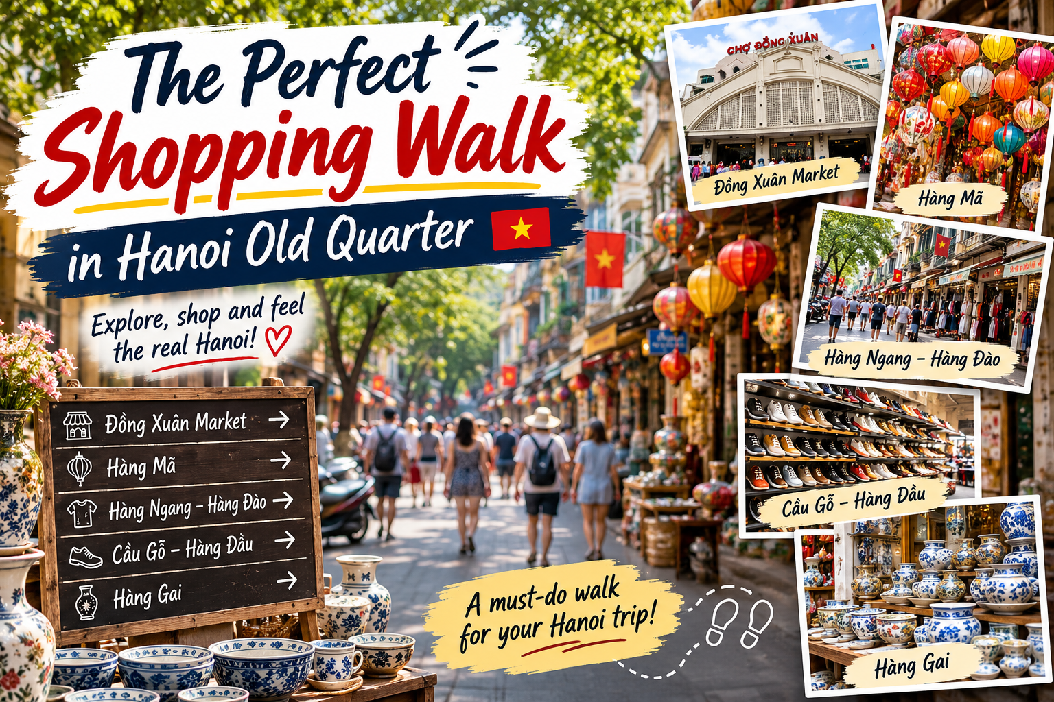 The Perfect Shopping Walk in Hanoi Old Quarter: A Self-Guided Walking Route