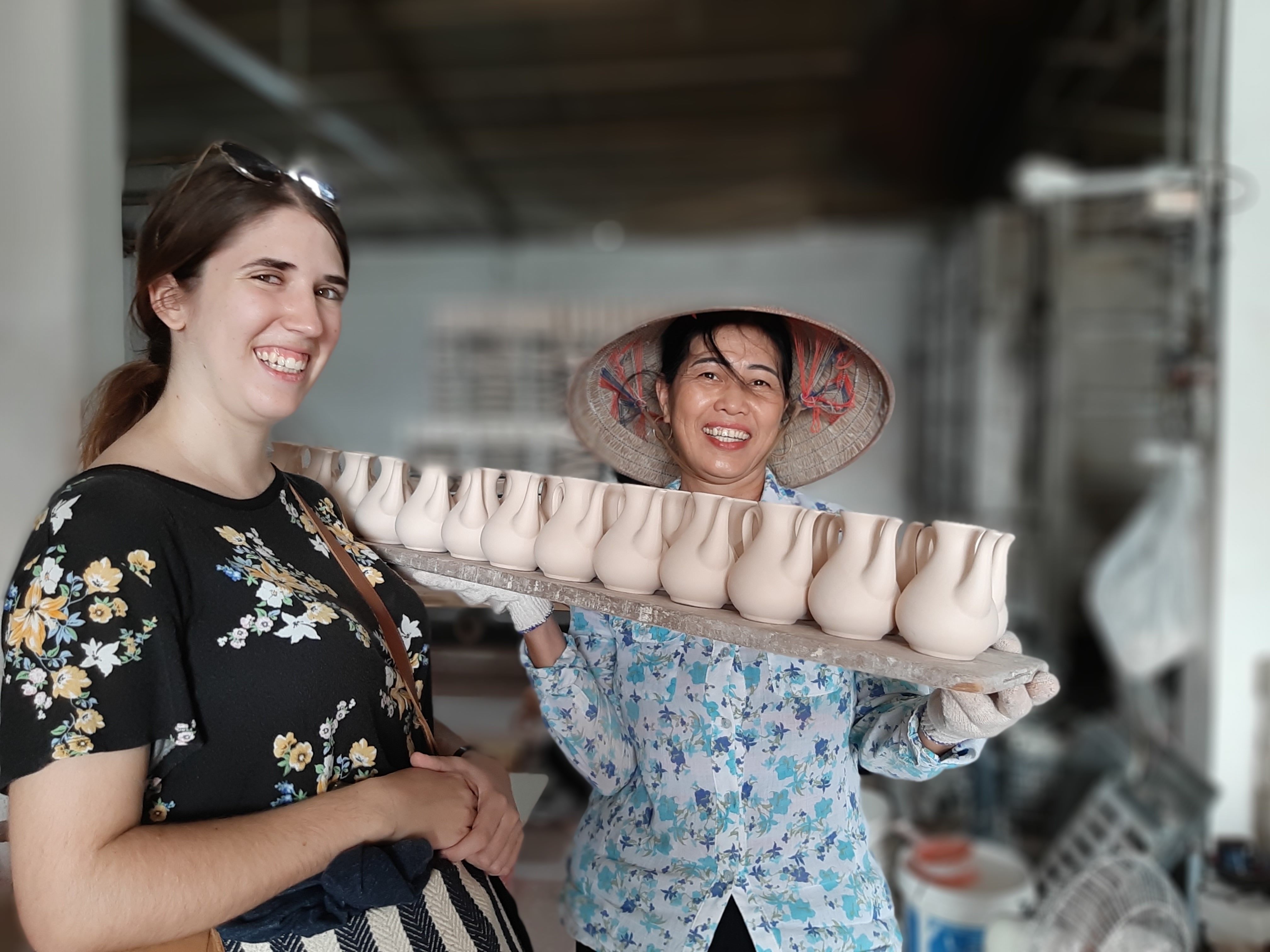 explore factory with employee 