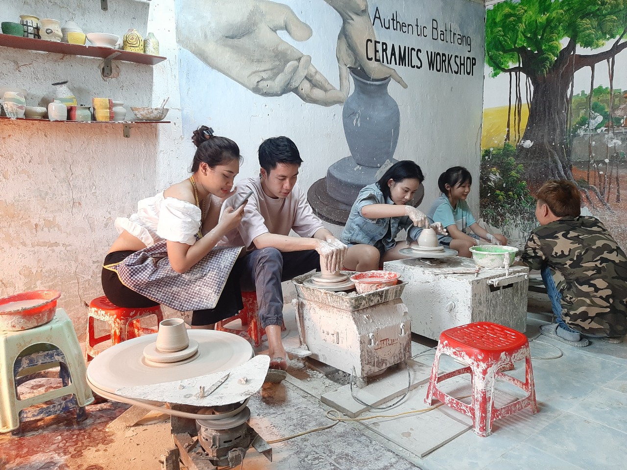 trải nghiệm thú vị lớp học làm gốm bát tràng tại hanoi