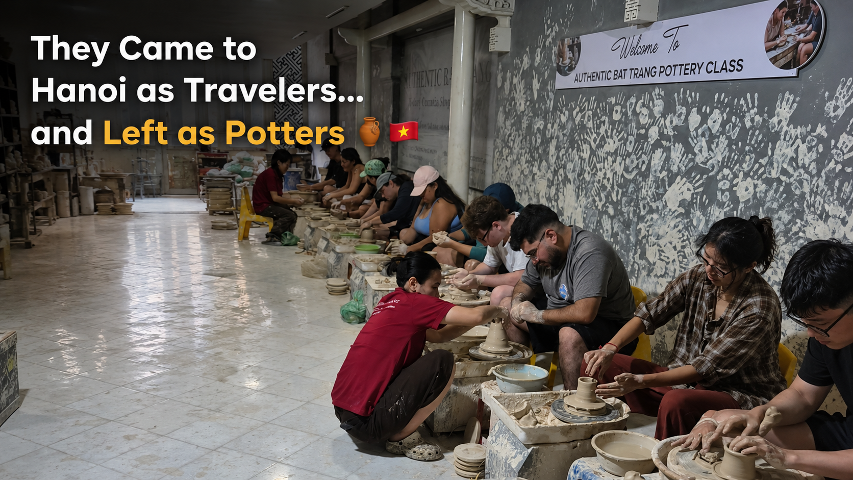 Pottery Class in Hanoi Old Quarter | Authentic Bát Tràng
