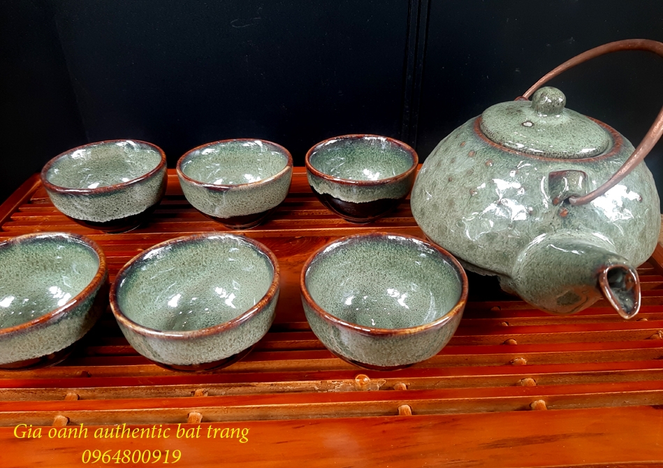 Bộ ấm trà hạt men thỏ ngọc phù hợp cho nhiều gia đình và các quán trà, cà phề