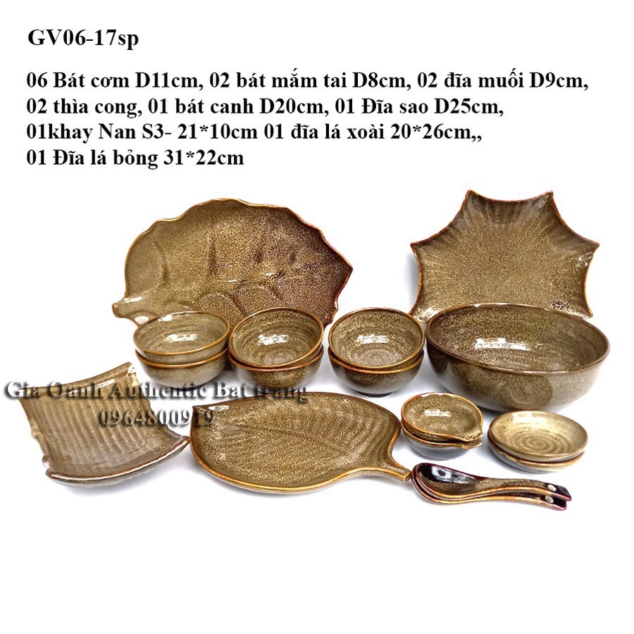 “GENERAL” Tableware, bowls, plates with yellow glazed high-class BEAUTIFUL - LUXURY - DURABLE Gia Oanh Factory Authentic bat page