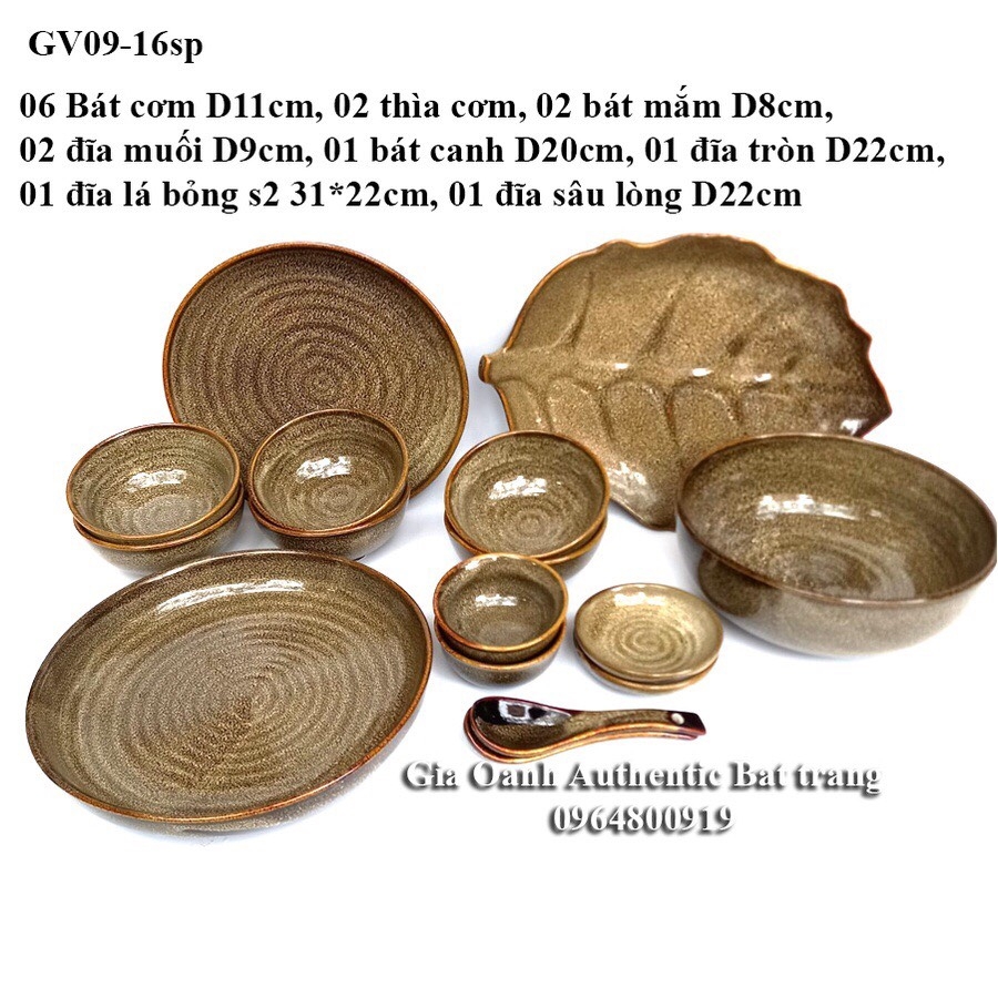 “GENERAL” Tableware, bowls, plates with yellow glazed high-class BEAUTIFUL - LUXURY - DURABLE Gia Oanh Factory Authentic bat page