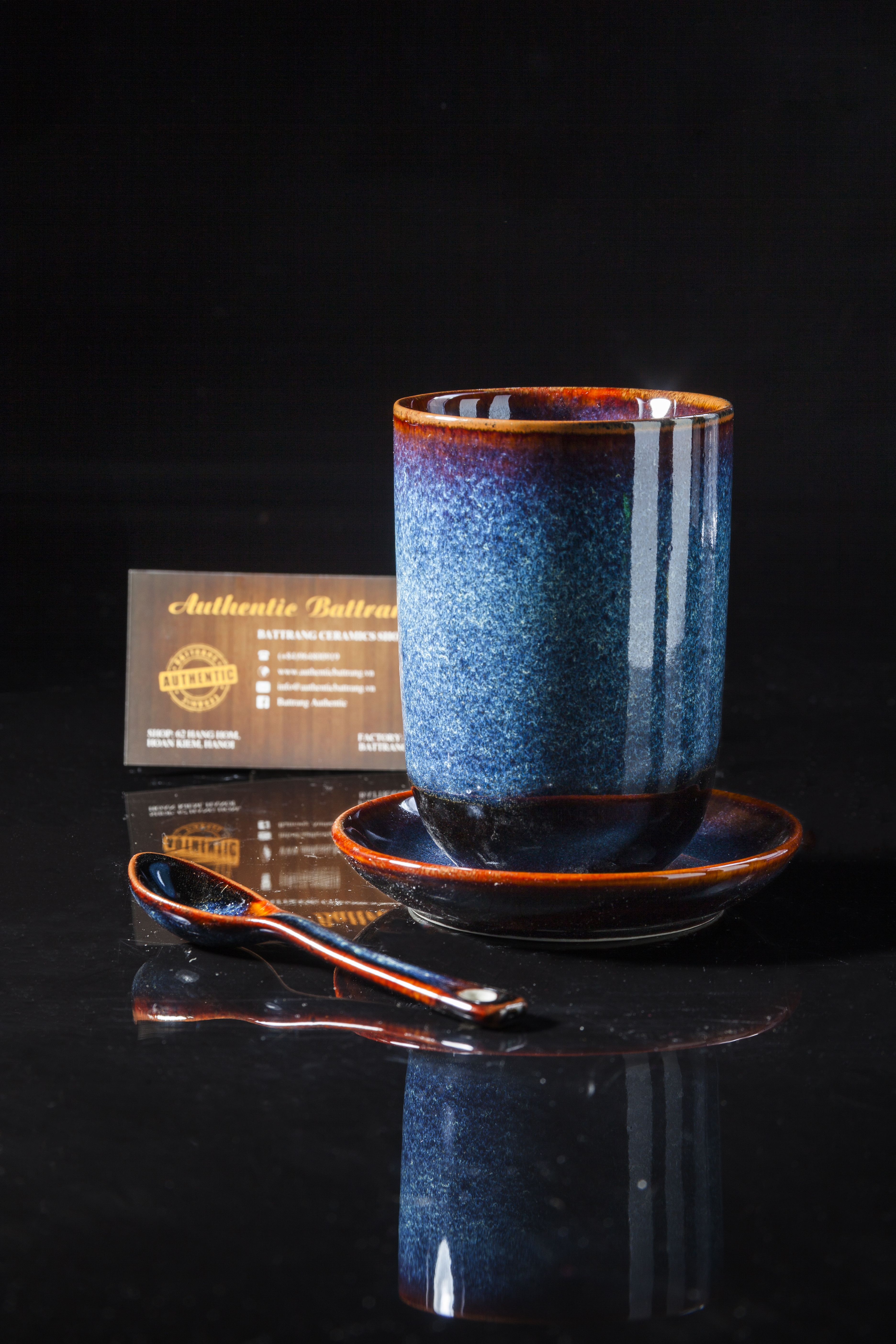 Cốc trà men hỏa biến đẳng cấp