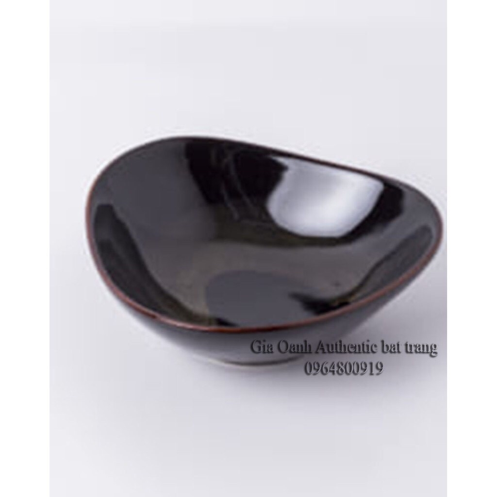 LUXURY triangle bowl of dishes - HIGH-QUALITY FIRE glaze - Restaurant specialist - Gia Oanh Authentic Bat Trang ceramics workshop