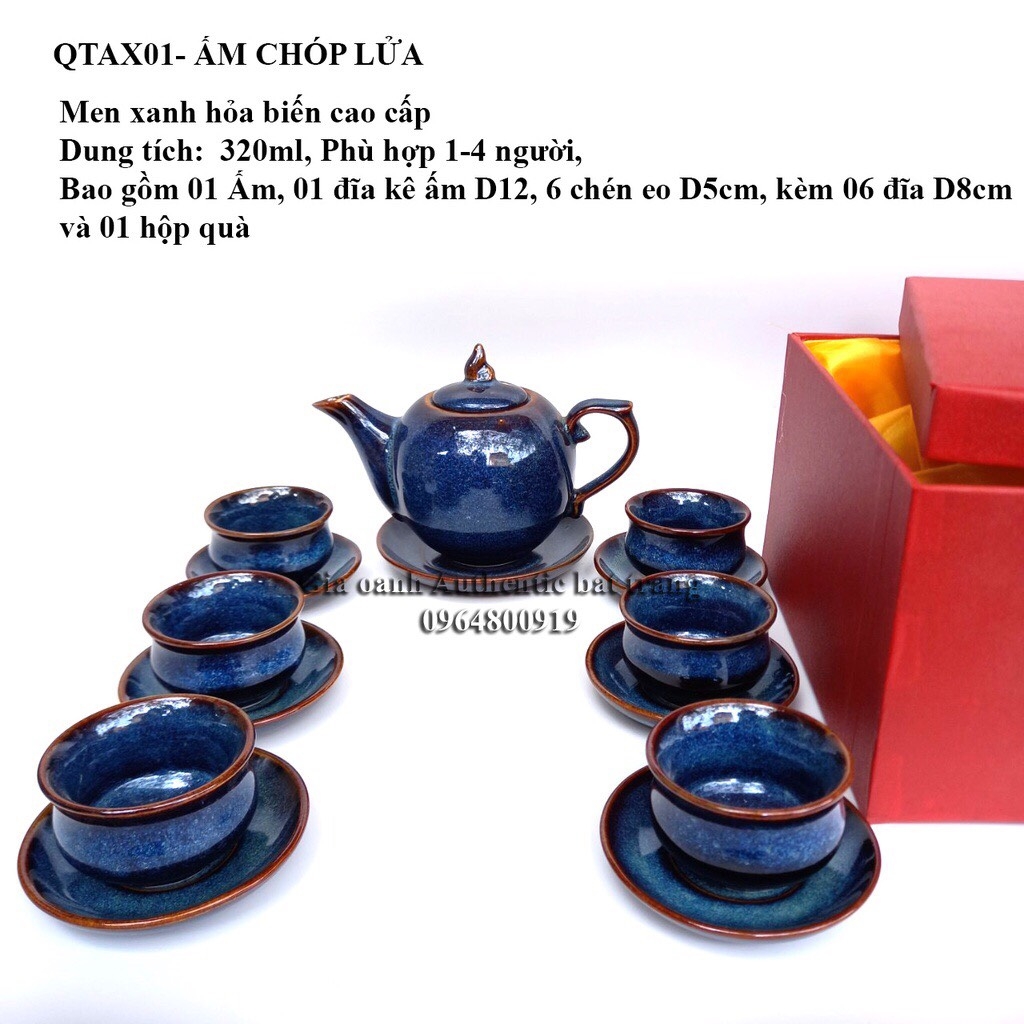 Gift sets teapots, cups for the occasion of Tet, housewarming, Corporate gifts - High-class - Beautiful - Luxury ceramics