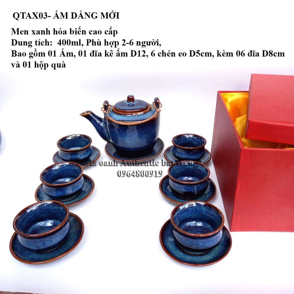 Gift sets teapots, cups for the occasion of Tet, housewarming, Corporate gifts - High-class - Beautiful - Luxury ceramics