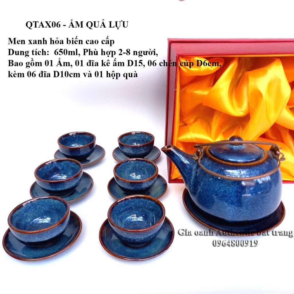 Gift sets teapots, cups for the occasion of Tet, housewarming, Corporate gifts - High-class - Beautiful - Luxury ceramics