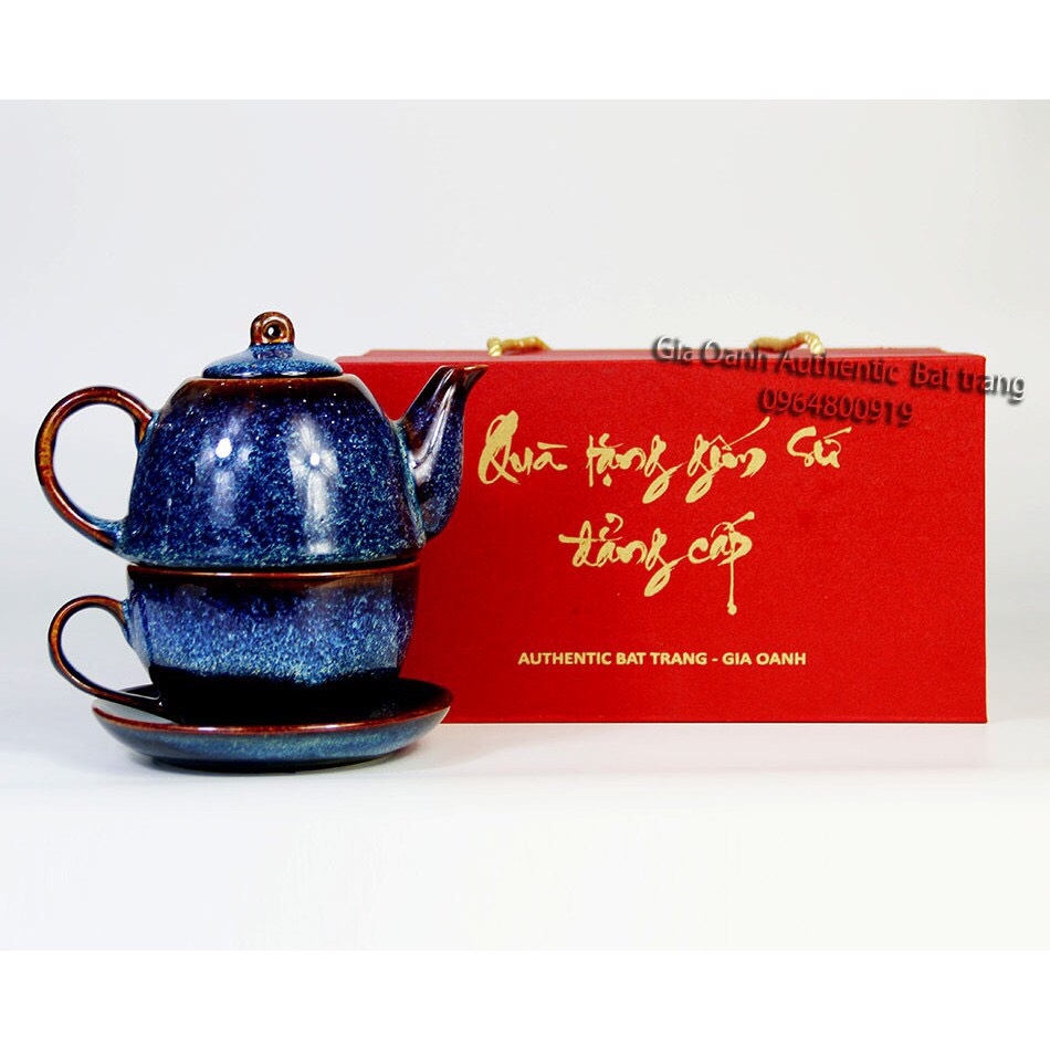 Gift sets teapots, cups for the occasion of Tet, housewarming, Corporate gifts - High-class - Beautiful - Luxury ceramics