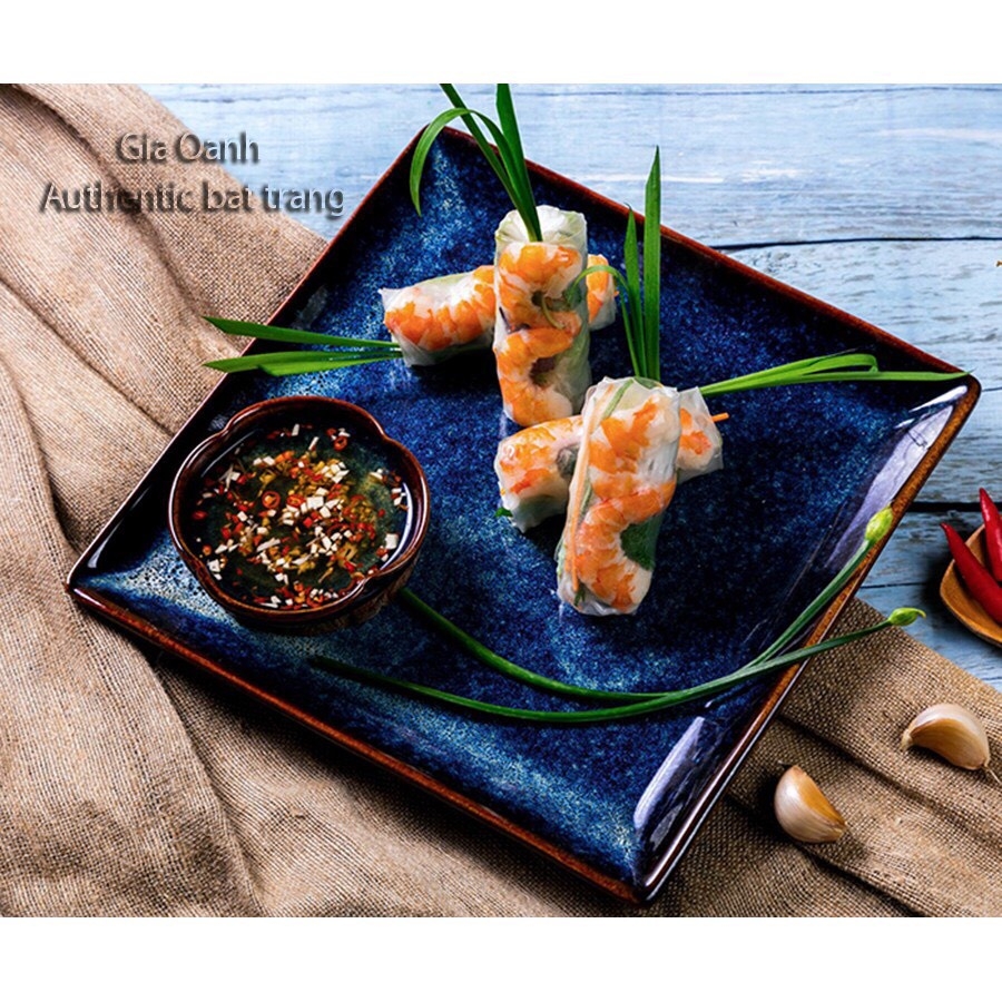 HOT! Bowls, plates, trays. High-grade green flame glaze Specialized for restaurants and 5-star hotels Gia Oanh  authentic bat Trang ceramics