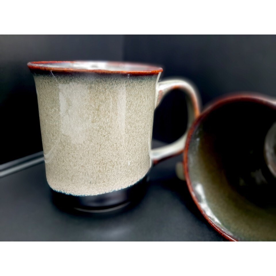 Moss enamel tea cup - GIA OANH AUTHENTIC BAT TRANG ceramics