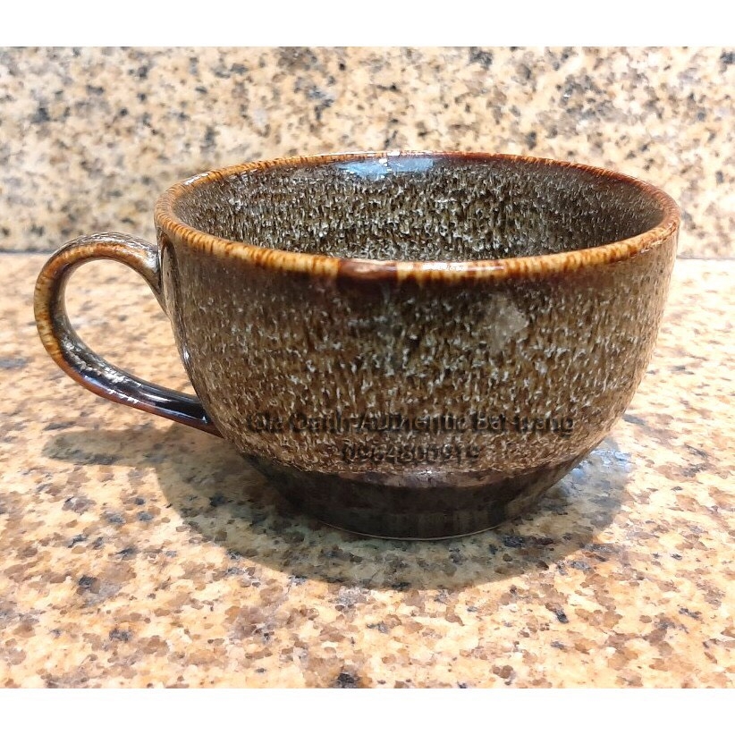 CAPPUCCINO CUPS / HIGH-CLASS ENAMEL TEA DRINK - SPECIALIZED FOR RESTAURANTS, 5 * HOTELS - GIA OANH AUTHENTIC BAT TRANG