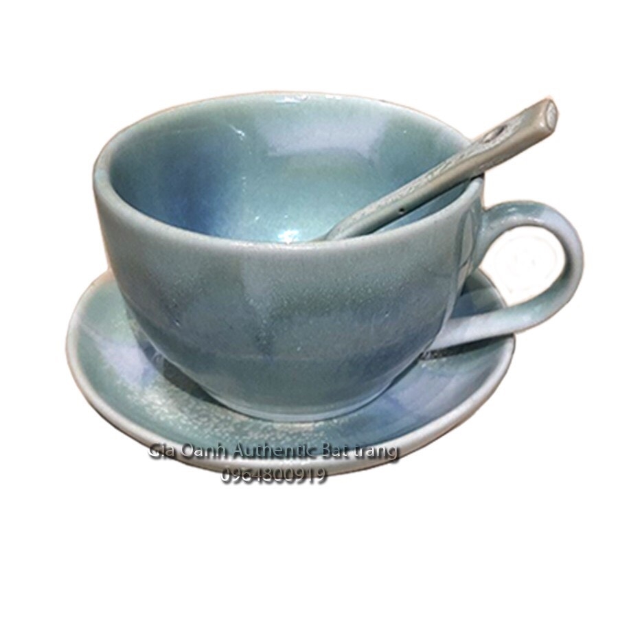 CAPPUCCINO CUPS / HIGH-CLASS ENAMEL TEA DRINK - SPECIALIZED FOR RESTAURANTS, 5 * HOTELS - GIA OANH AUTHENTIC BAT TRANG