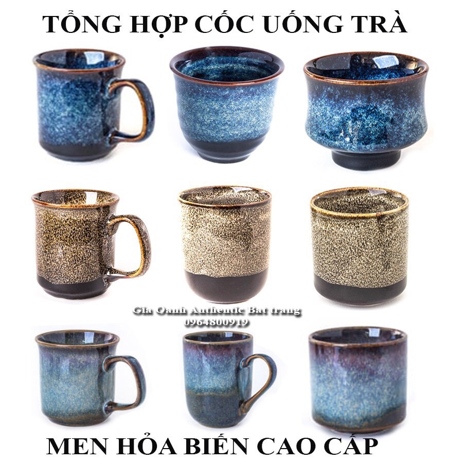 HIGHEST HIGH-QUALITY ENAMEL ENAMEL TEA CUP IS THE HOTTEST ON THE MARKET TODAY - GIA OANH AUTHENTIC BAT TRANG CERAMICS