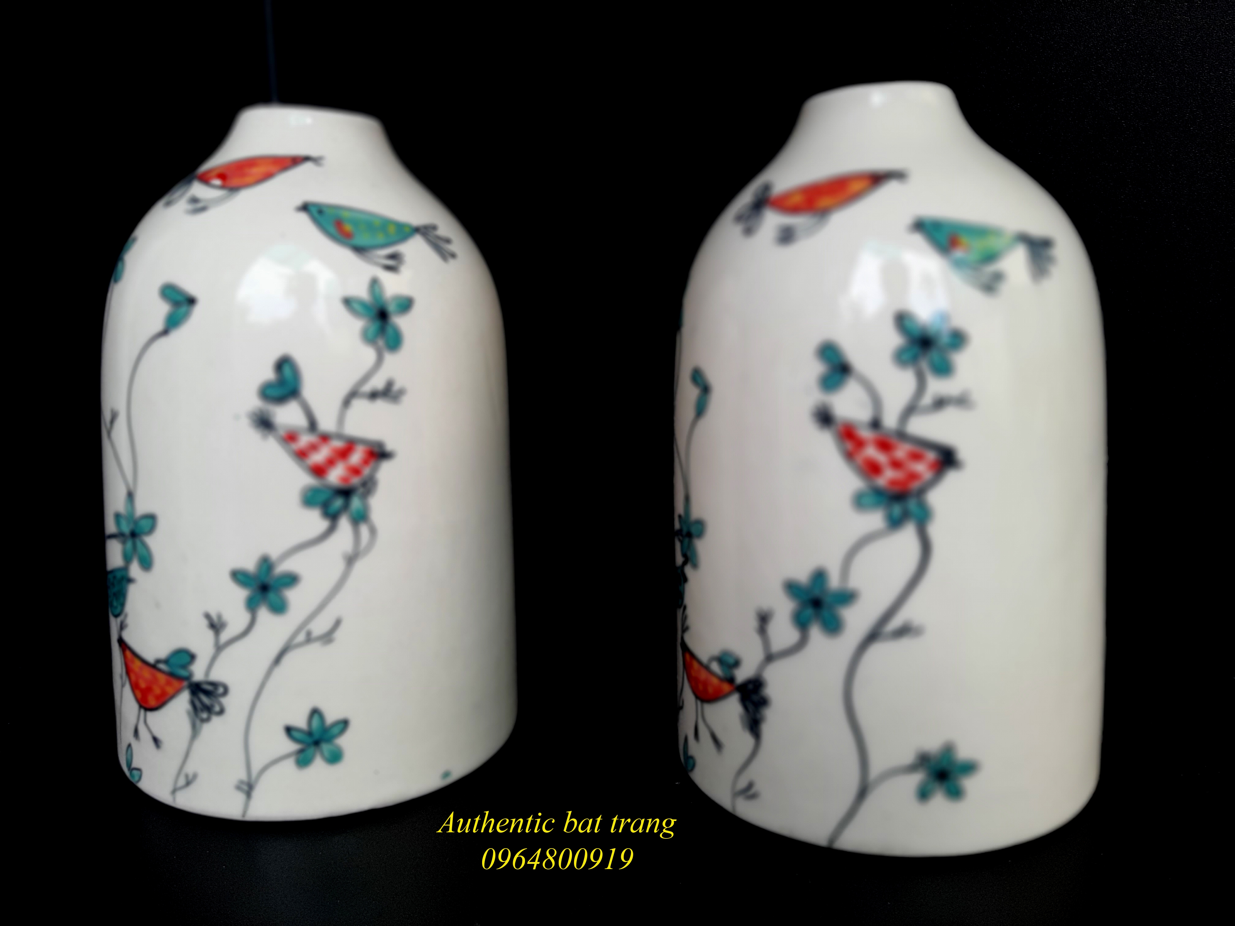 Bird vases/ bình chim BÌNH CẮM HOA NGHỆ THUẬT VÀ BÌNH TRANG TRÍ ĐỘC ĐÁO,  SẢN XUẤT TẠI XƯỞNG GỐM AUTHENTIC BAT TRANG