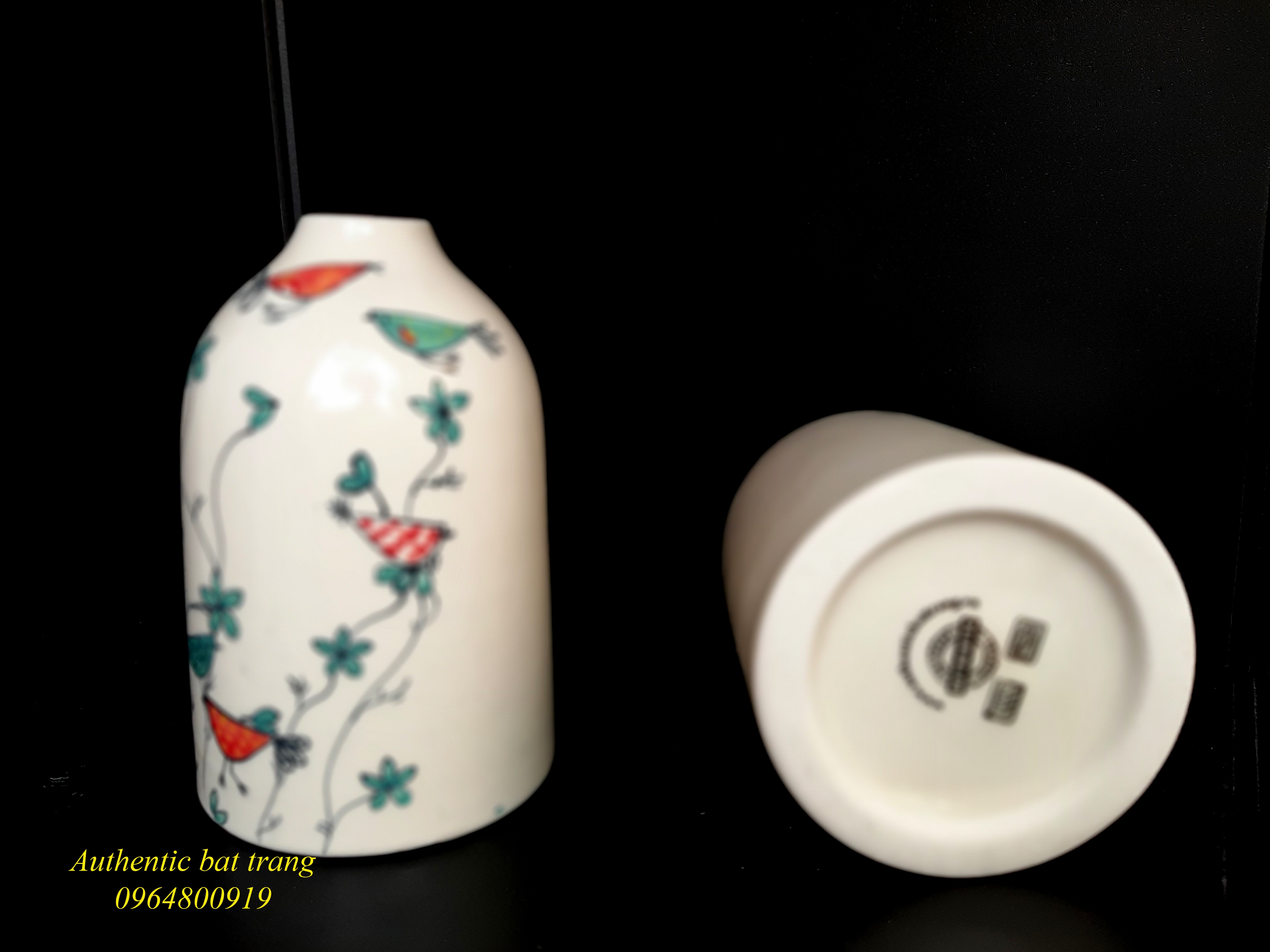 bình được sản xuất tại xưởng gốm sứ authentic bát tràng