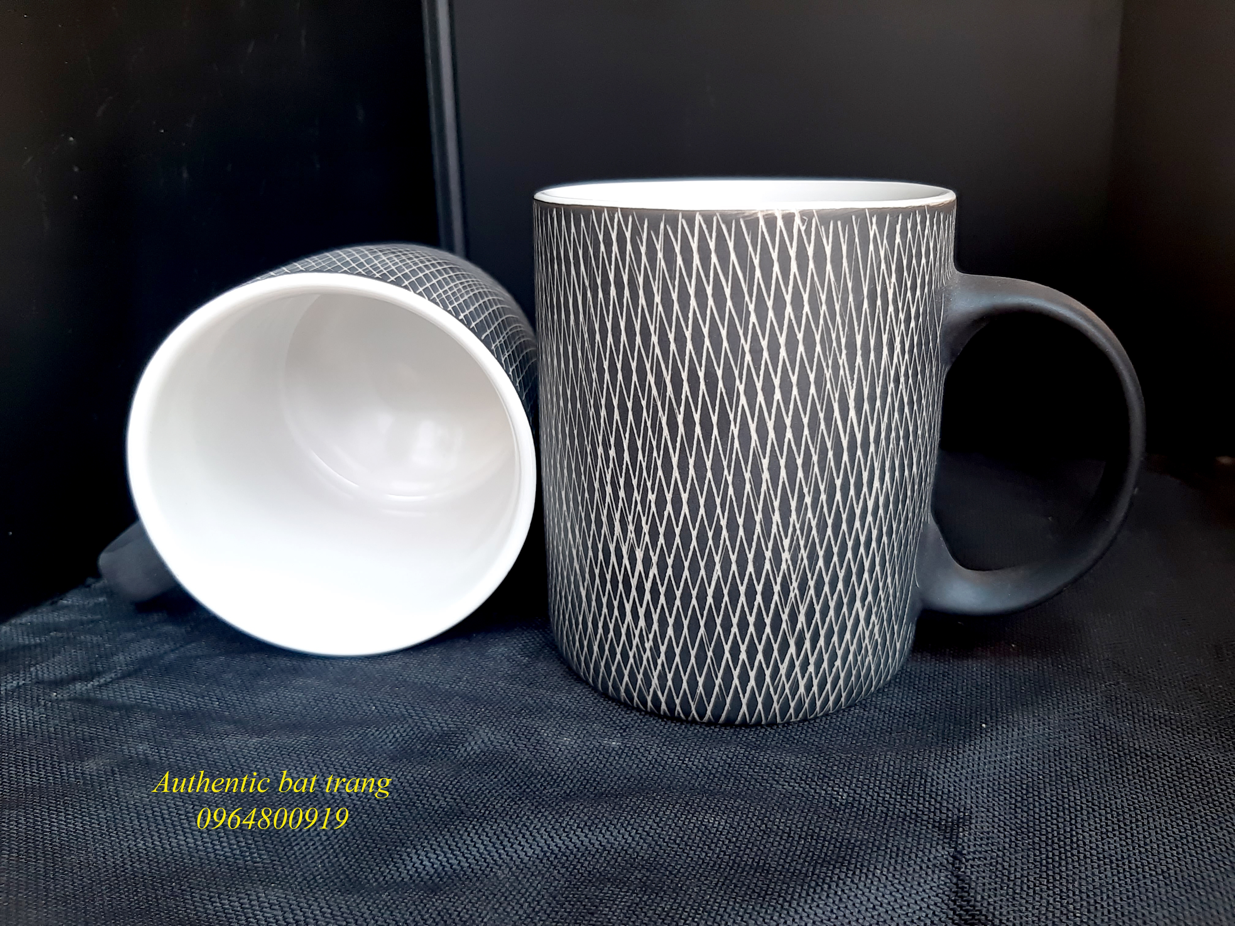 Cốc gại xước sản phẩm thủ công độc đáo của authentic bat trang