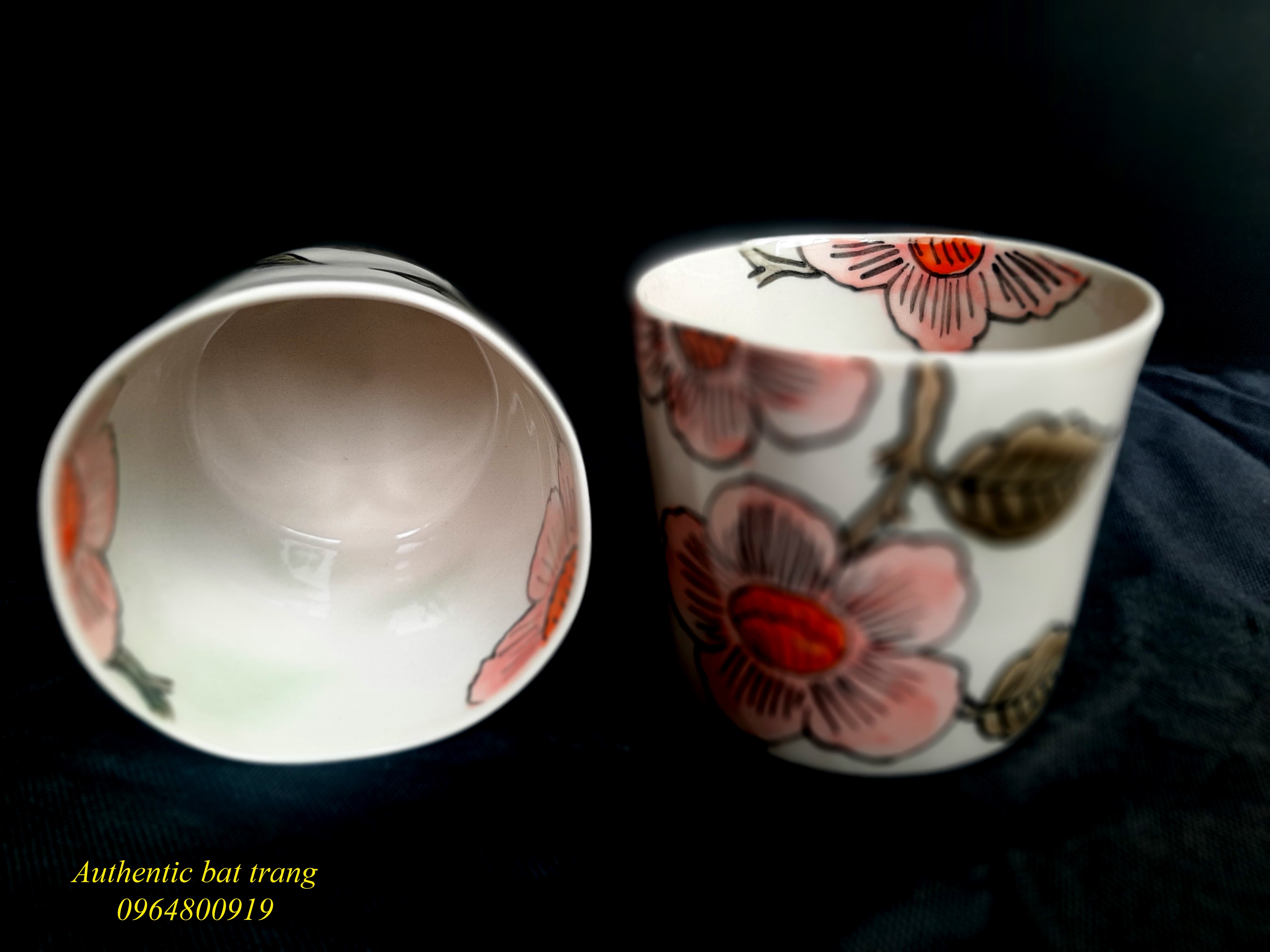 Sản phẩm vẽ thủ công đẹp chất lượng được sản xuất tại xưởng gốm sứ Authentic bat trang