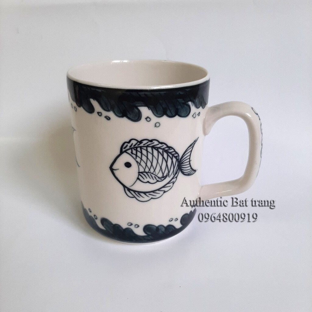3-IN1 COFFEE FILTER SET (COFFEE + FILTER + LID) IS SUPER CONVENIENT, HAND-PAINTED BY BAT TRANG AUTHENTIC CERAMICS FACTORY