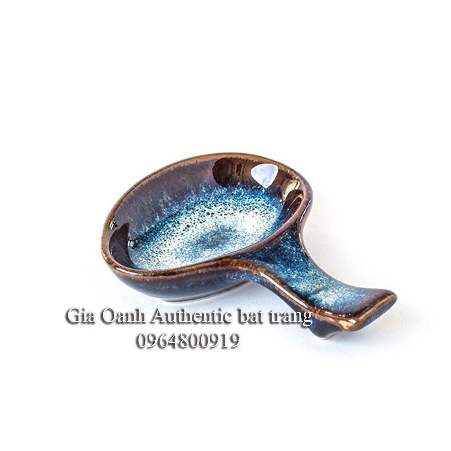 CHOPSTICK HOLDER - HIGH-QUALITY blue glaze - hotel restaurant - Gia Oanh Ceramics Factory Authentic Bat Trang