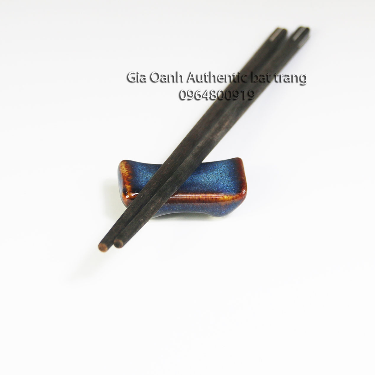 Gác đũa chữ nhật men xanh hỏa biến đẳng cấp - loại gác đũa phổ biến chuyên dùng cho nhà hàng và khách sạn