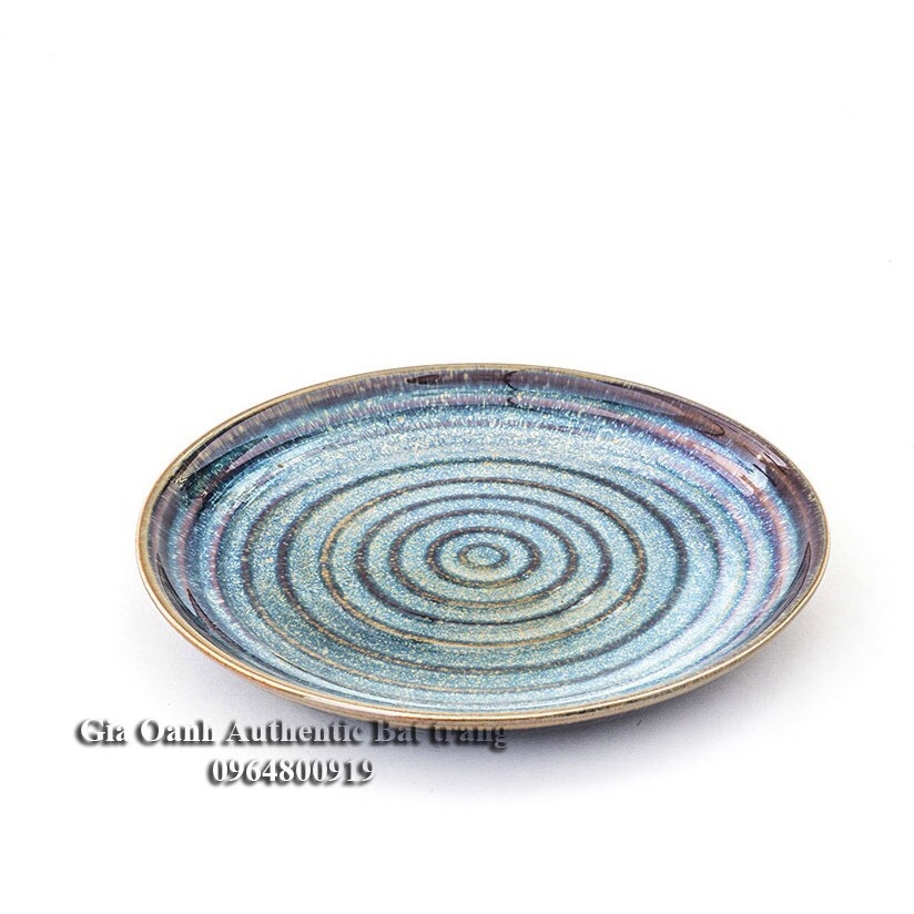 Pink snow enamel plate - PREMIUM - DELICIOUS and LUXURY for every meal – Gia Oanh Authentic Bat Trang Ceramic Factory