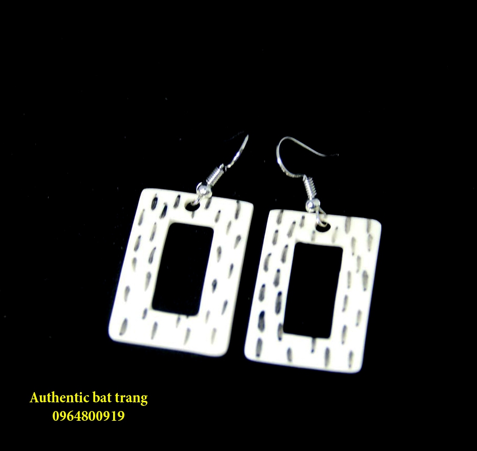 Ceramics earring - Đẹp, rẻ và sang trọng với bộ trang sức khuyên tai bằng gốm sứ thủ công authentic bat trang