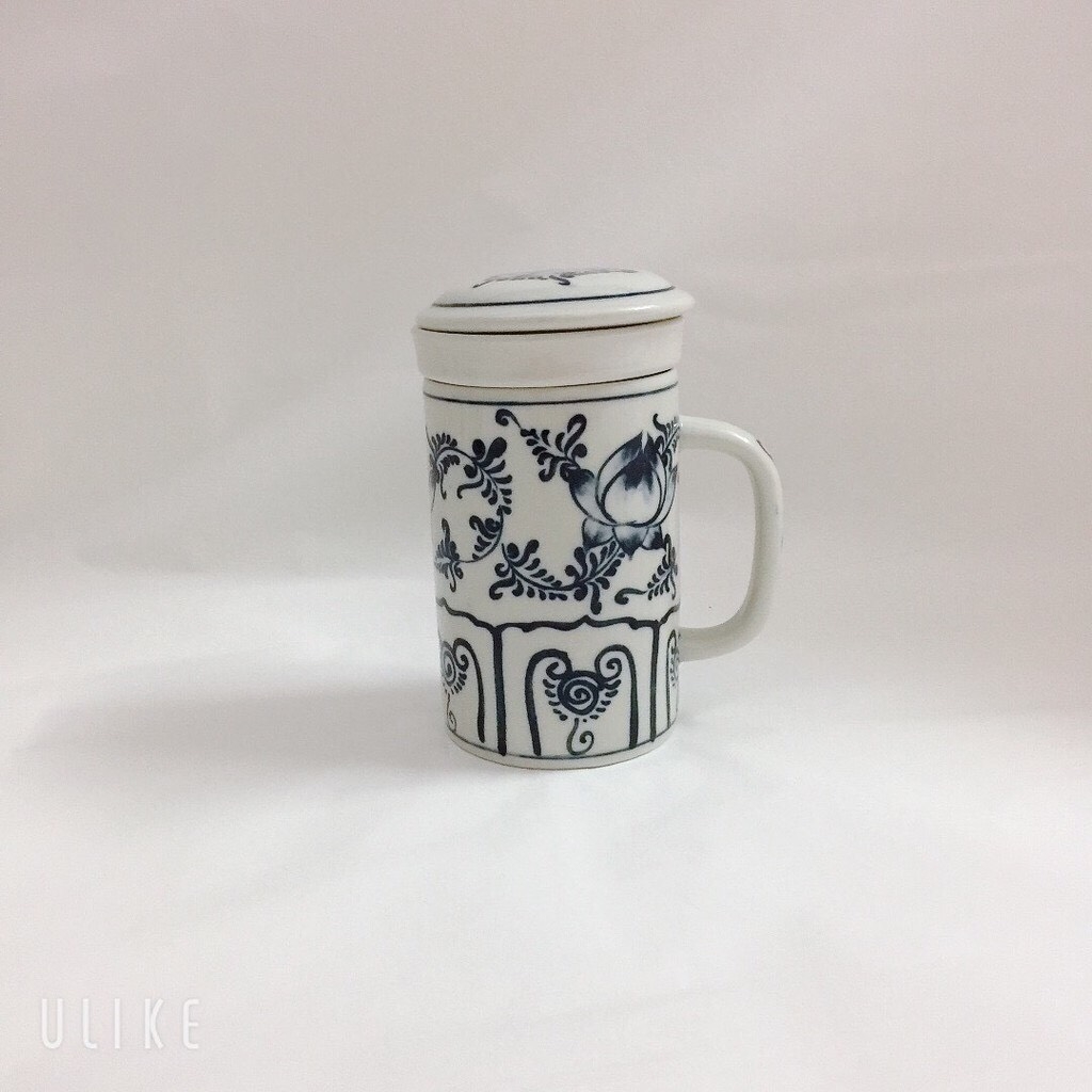 High-quality Bat Trang ceramic tea strainer cups - hand-painted product by famous Bat Trang craftsmen