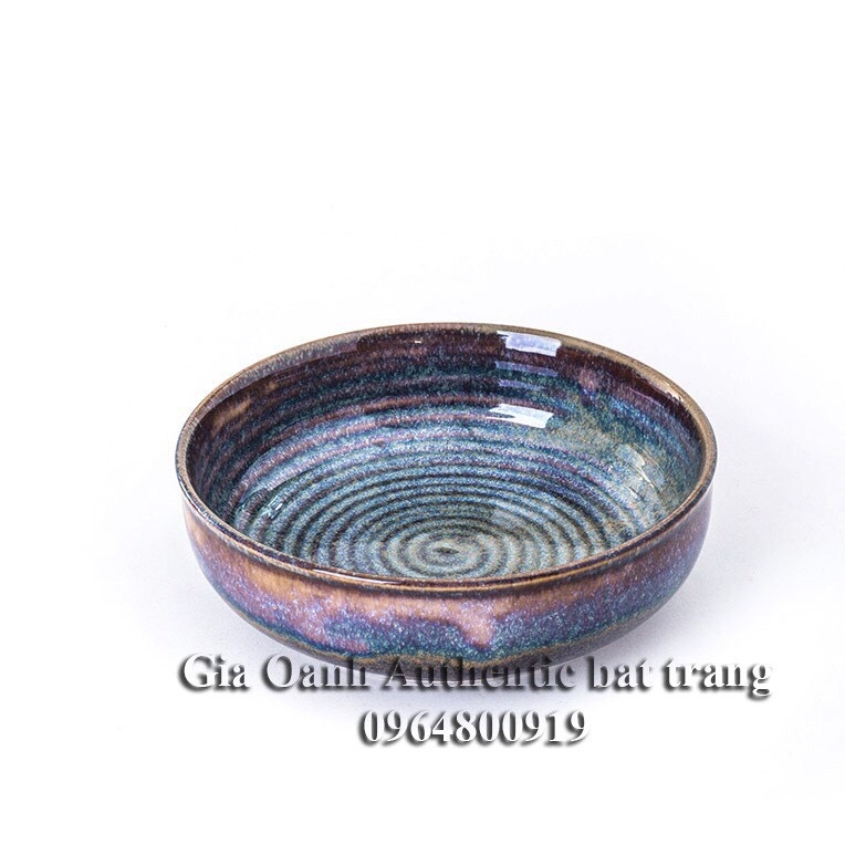 Shallow bowls (D17, D13cm) HIGH-QUALITY variable enamel - Gia Oanh Ceramic Factory Authentic bat page