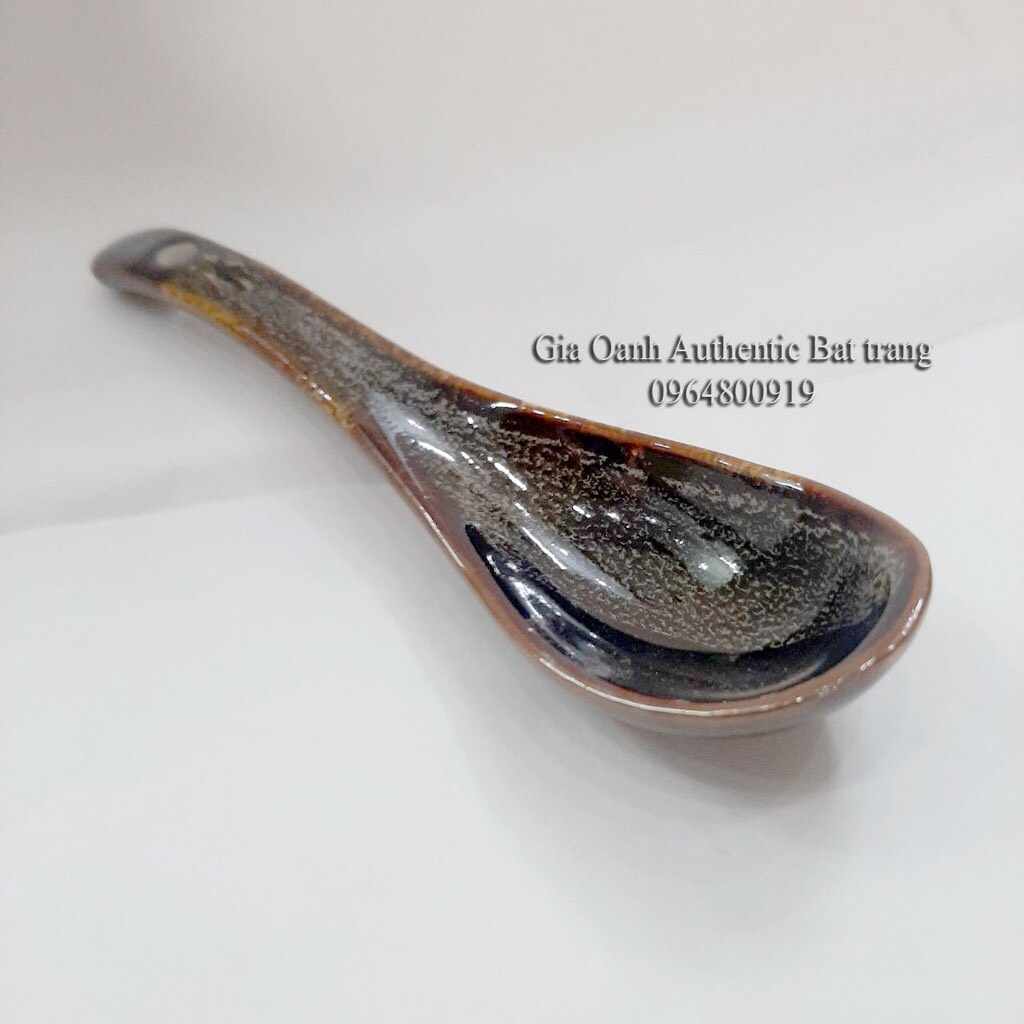 Porcelain spoon to eat rice and soup - HIGH-QUALITY FIRE enamel - Specializes in restaurants and hotels - Gia Oanh Ceramics Factory Authentic Bat Trang