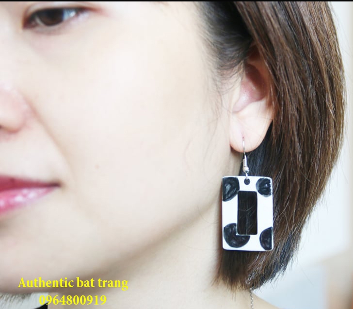 CERAMICS EARRING - ĐẸP, SANG CHẢNH THEO PHONG CÁCH CHÂU ÂU VỚI BỘ TRANG SỨC KHUYÊN TAI BẰNG GỐM SỨ THỦ CÔNG AUTHENTIC BAT TRANG