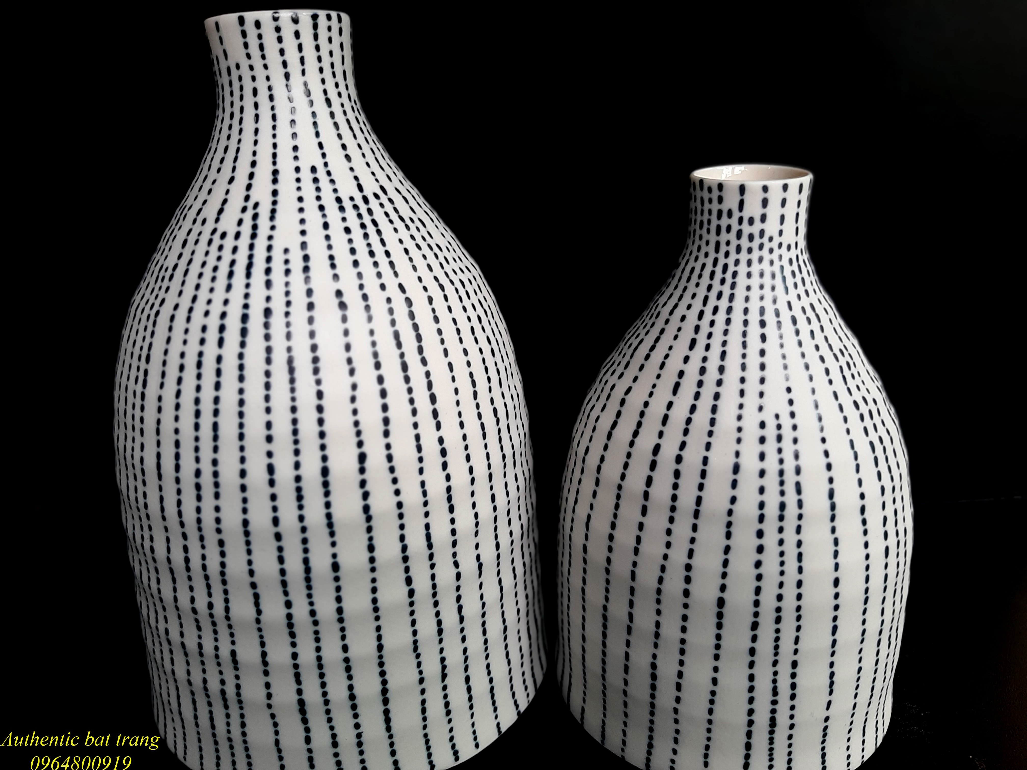 Beautiful bát trang ceramics vases, Bình hoa trang trí tuyệt đẹp